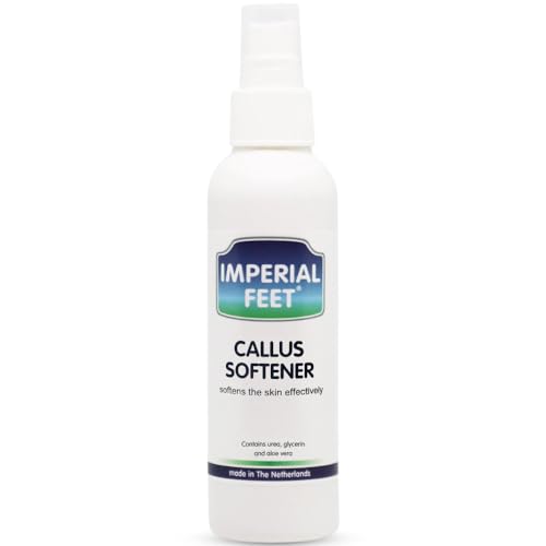 Imperial Feet Callus Softener bottle – effective treatment for hard skin and calluses.