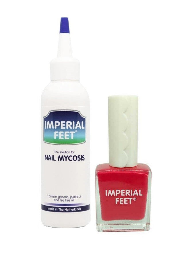 Nail mycosis set Coral