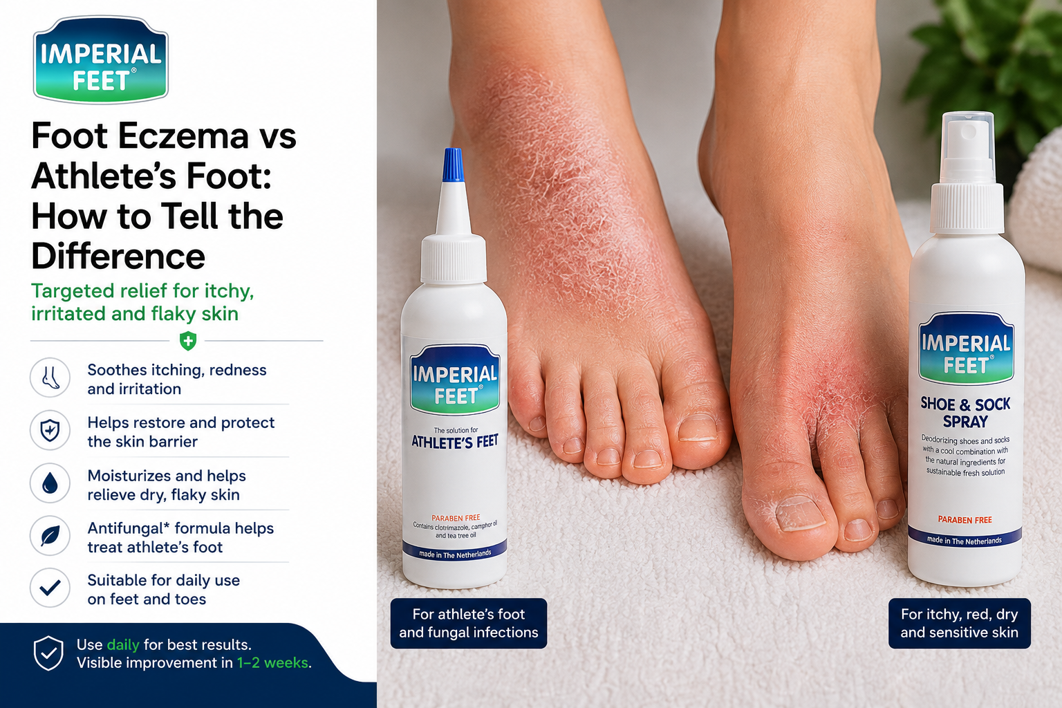 Foot Eczema vs Athlete's Foot: How to Tell the Difference