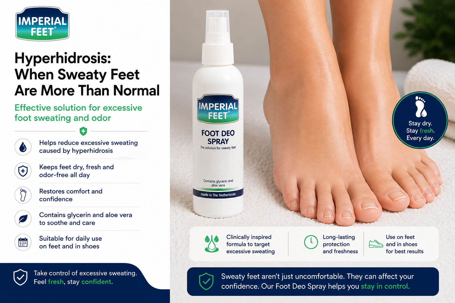 Hyperhidrosis: When Sweaty Feet Are More Than Normal