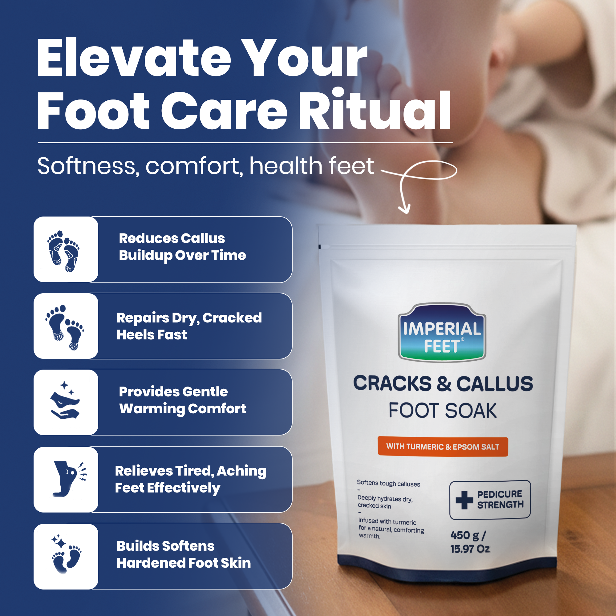 crecks and callus foot soak comfort