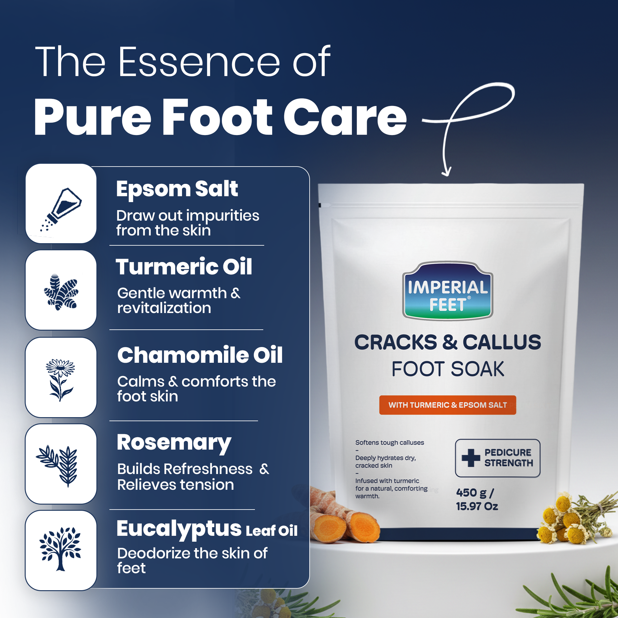 cracks and callus foot soak